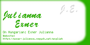 julianna exner business card